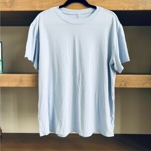 Lululemon Boyfriend T - lavender Short Sleeve Crew Neck Tee